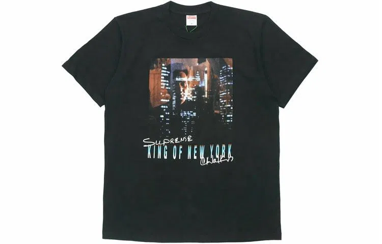 Supreme Christopher Walken King Of New York Tee Black