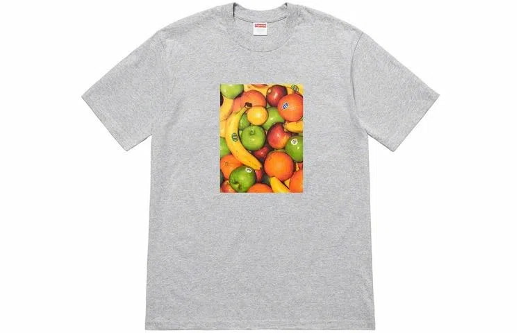 Supreme SS19 Fruit Tee Heather Grey T