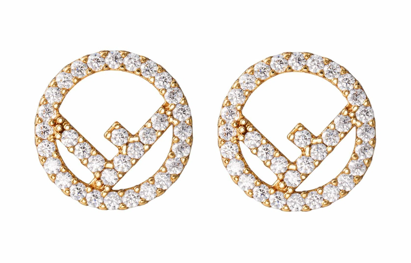 Fendi Gold Earrings