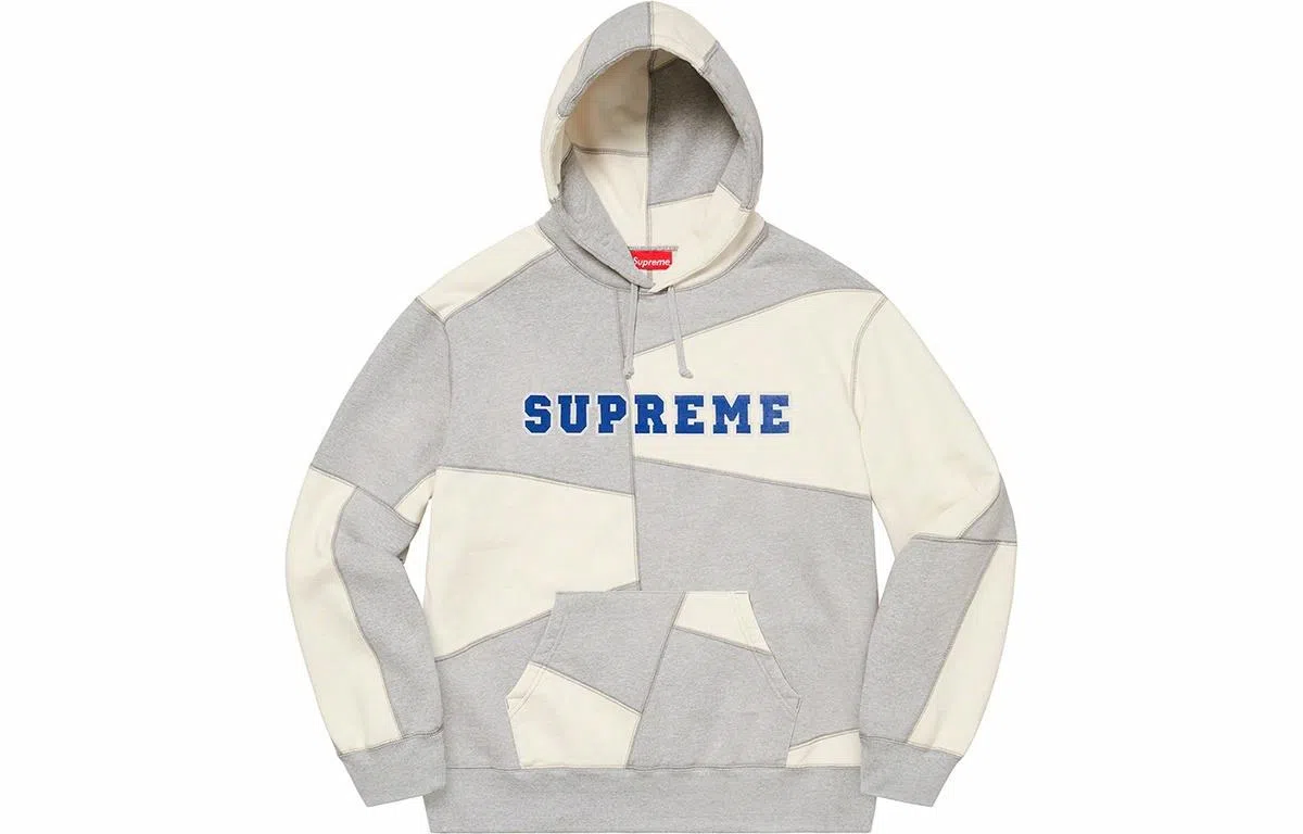 Supreme Patchwork Hooded Sweatshirt