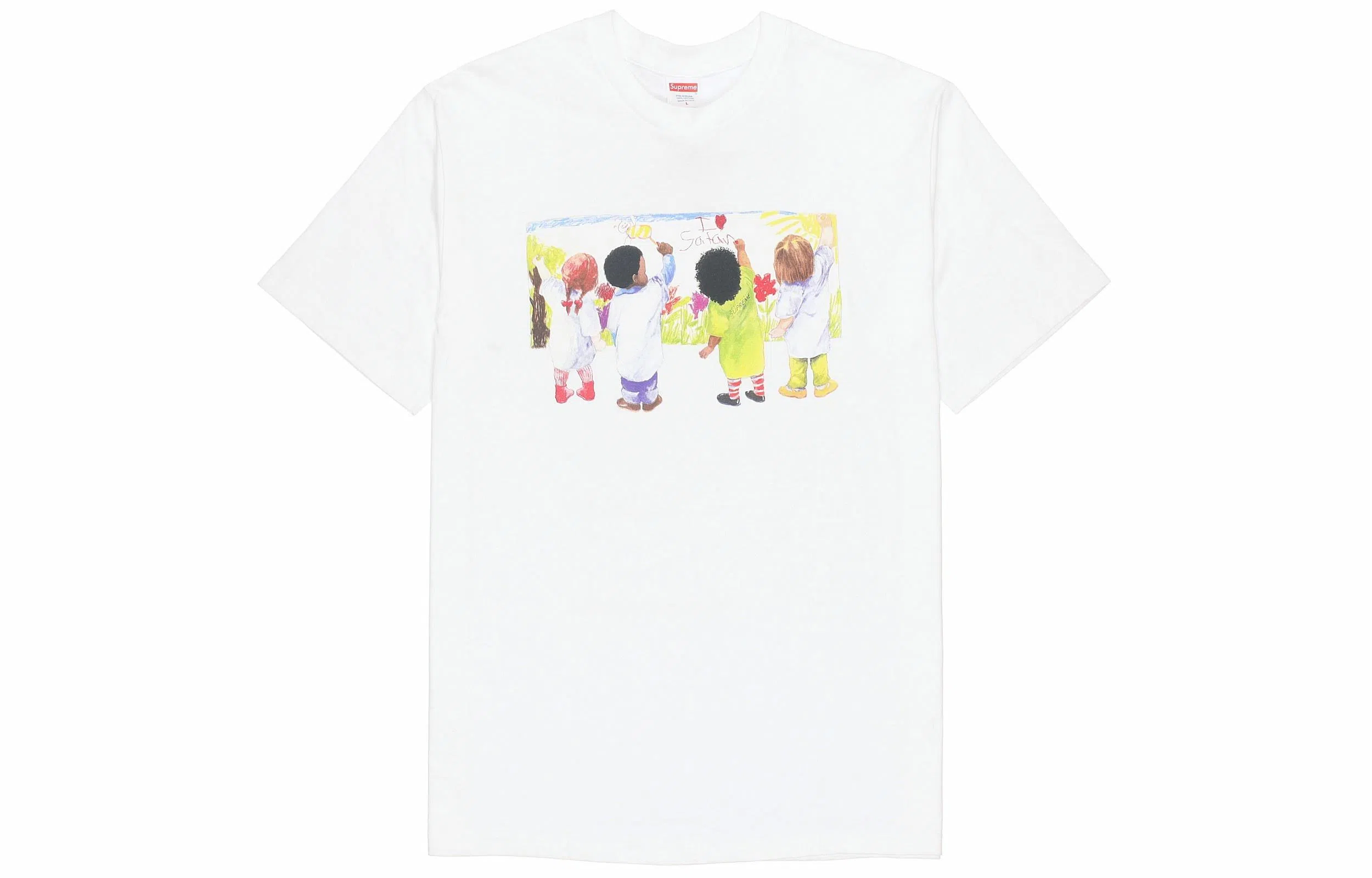Supreme Kids Tee White