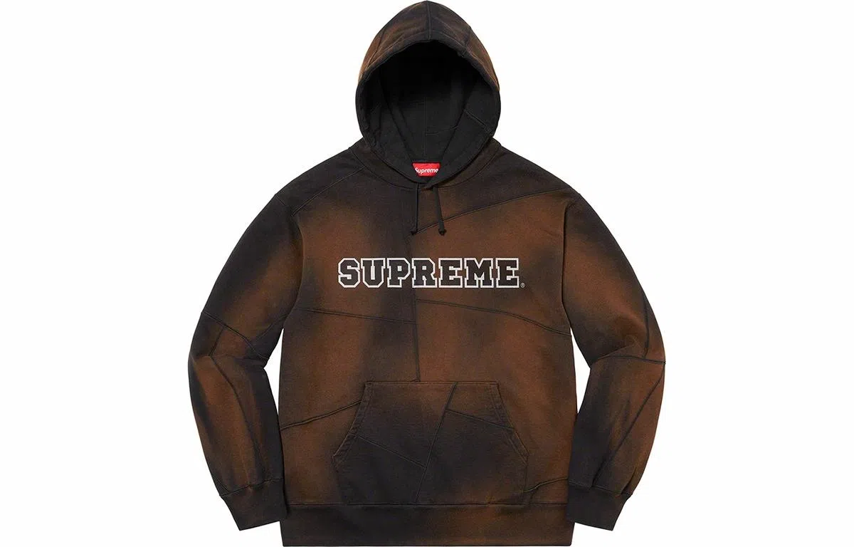 Supreme Patchwork Hooded Sweatshirt