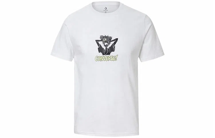 Converse x Scooby Doo Scream Cartoon Tee White