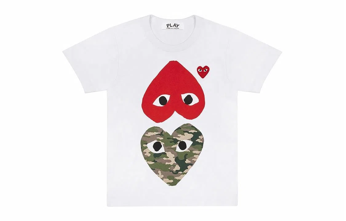 CDG Play White T-Shirt
