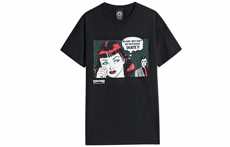 Thrasher Black Graphic Tee