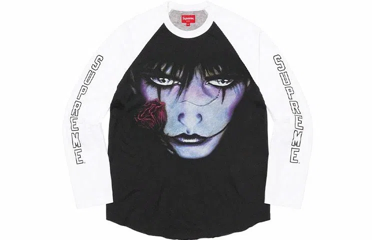 Supreme x The Crow Raglan L/S Top