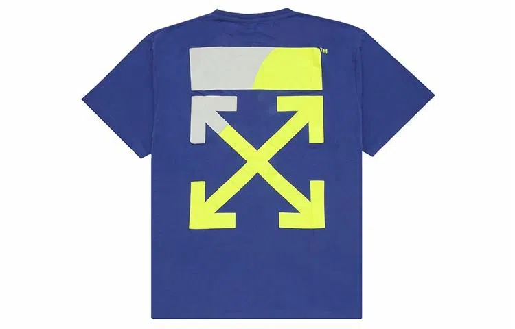 OFF-WHITE T-Shirt Blue