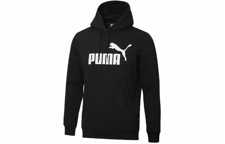 Puma ESS Logo Hoodie Black