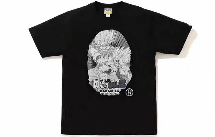 A BATHING APE Bape x Dragon Ball Z Big Ape Head Tee T