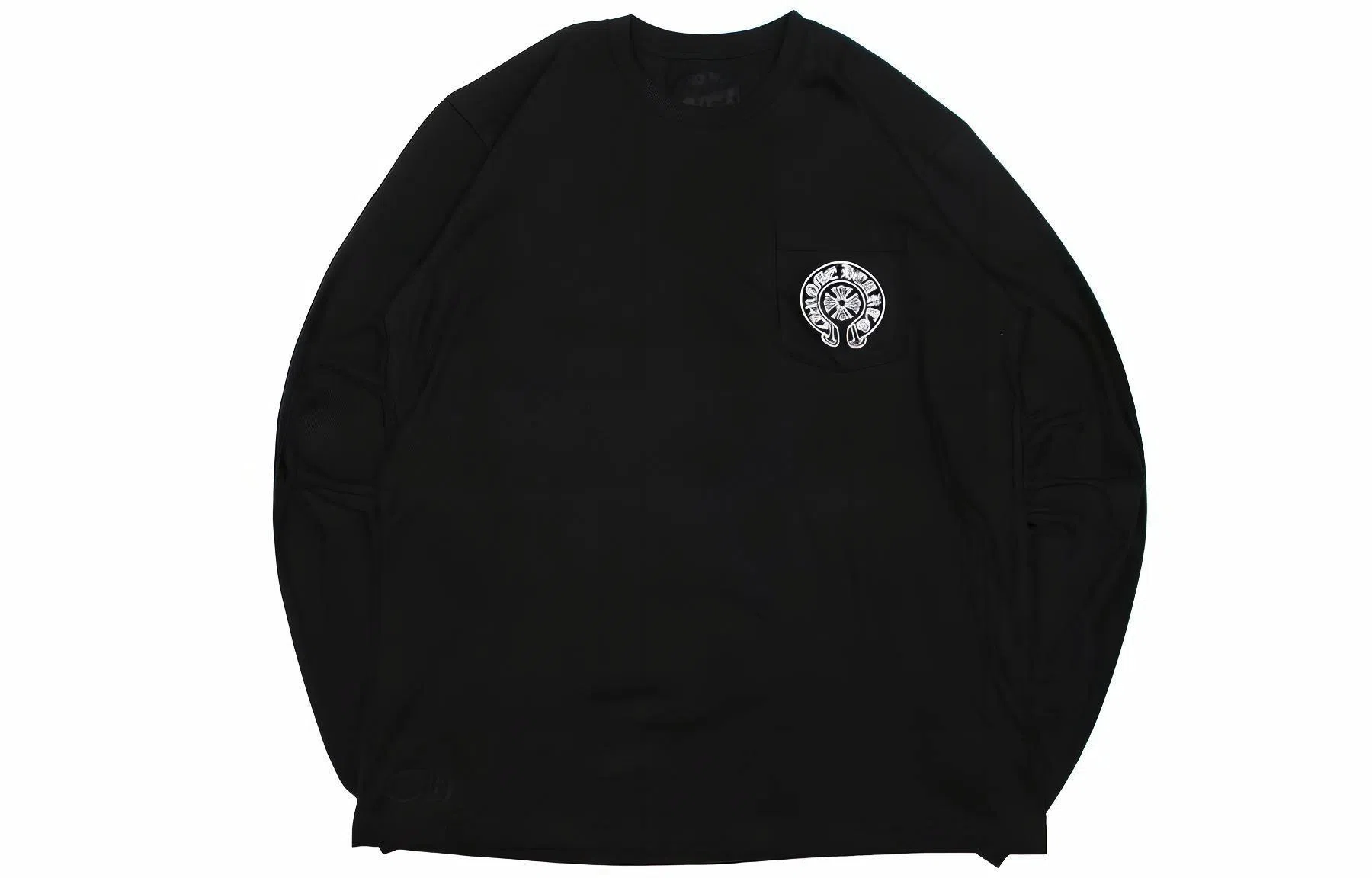 Chrome Hearts Beijing Horseshoe Cross Long Sleeve Tee Black