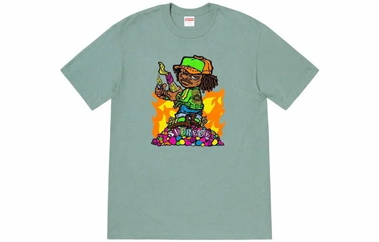Supreme SS19 Molotov Kid Tee DarkSage T