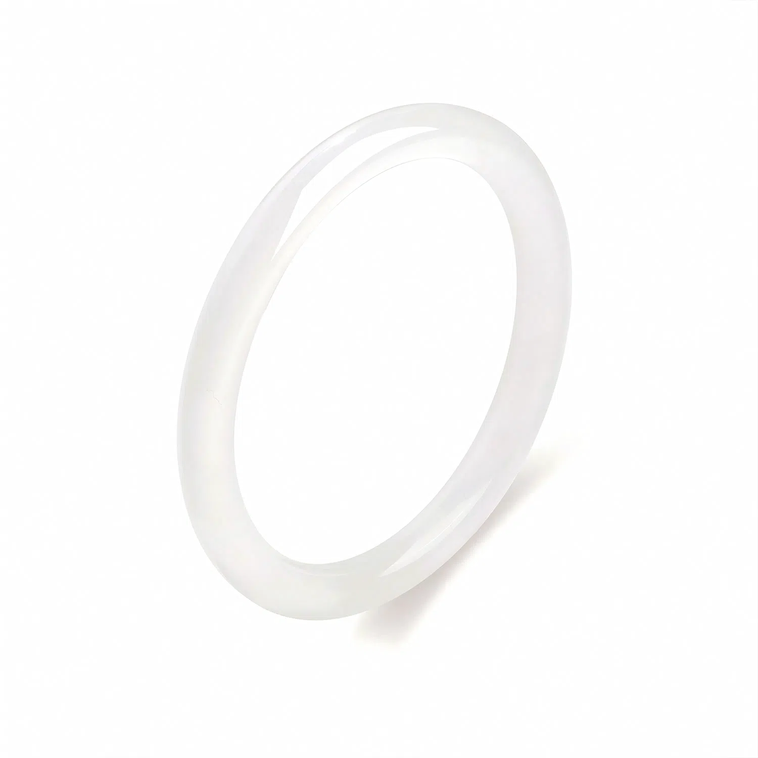 【典雅华贵】 帝苏行 白月光 新中式国潮 吉祥如意平安顺遂 简约小众设计 玉髓 手镯 女款