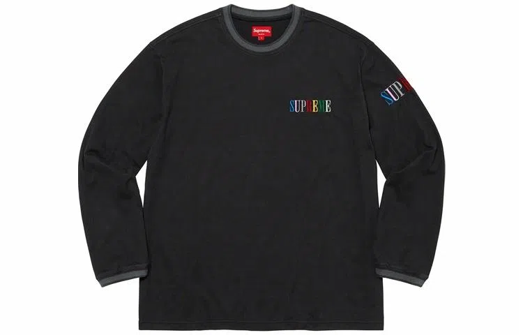 Supreme FW20 Week 12 Multi Color Logo LS Top