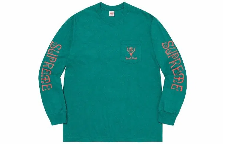 Supreme x SOUTH2 WEST8 L/S Pocket Tee