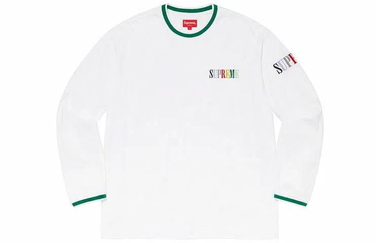 Supreme FW20 Week 12 Multi Color Logo LS Top