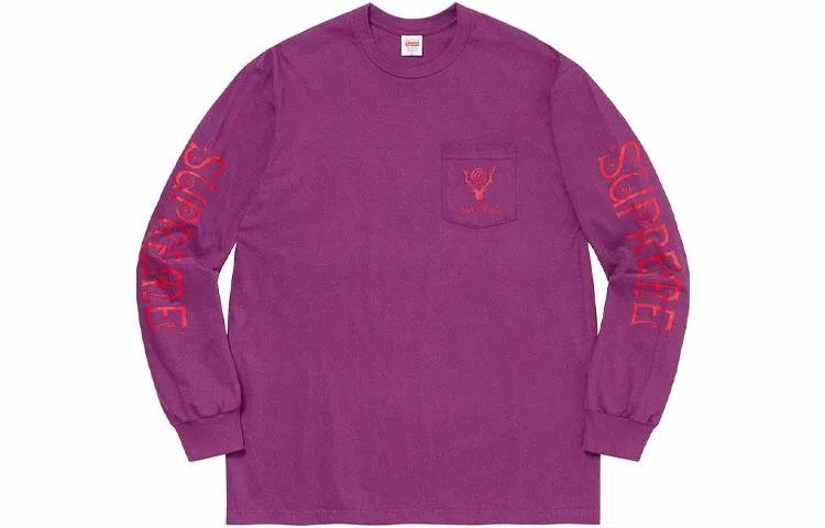Supreme x SOUTH2 WEST8 L/S Pocket Tee