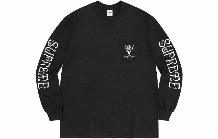 Supreme x SOUTH2 WEST8 L/S Pocket Tee
