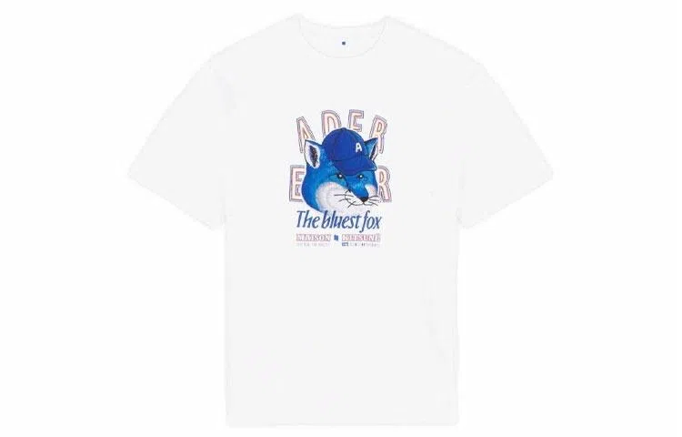 Maison Kitsune x ADER ERROR Logo T-Shirt White