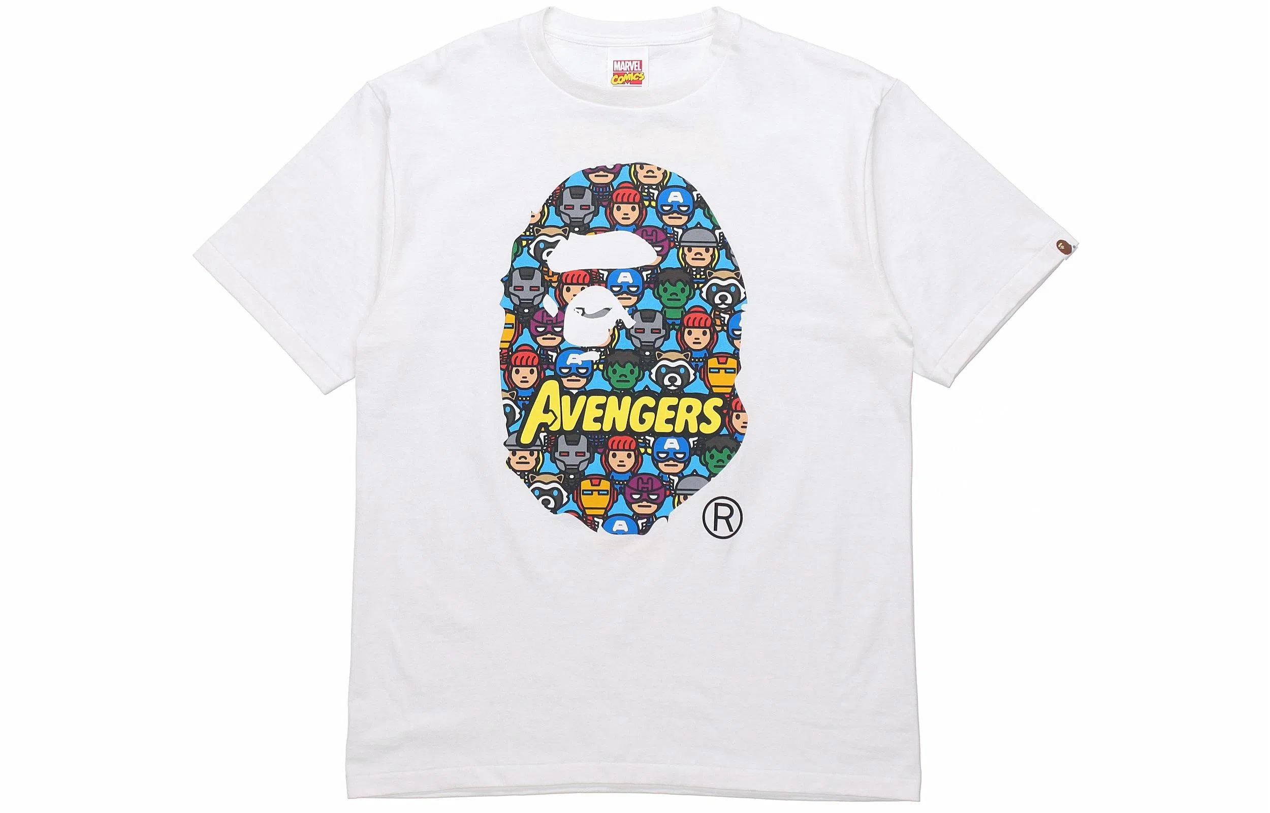 A BATHING APE Avengers Ape Head Tee