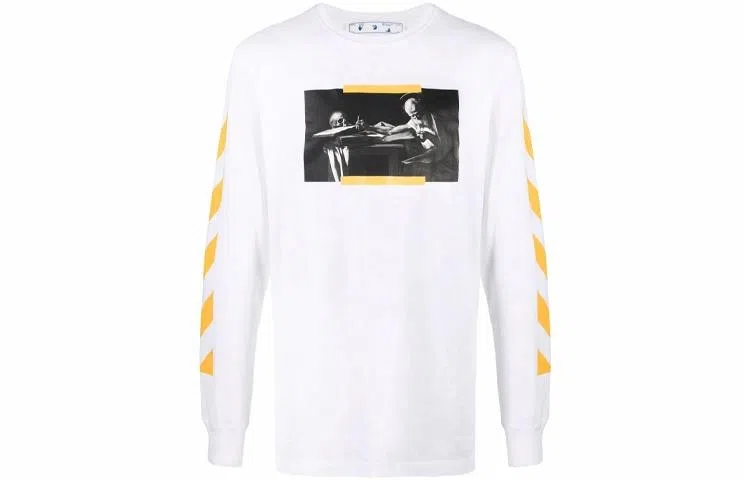 OFF-WHITE FW21 Long Sleeve Tee White