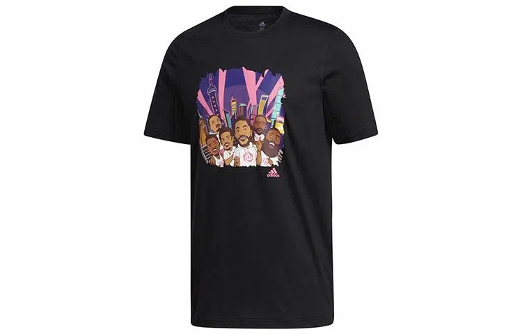 adidas Shanghai Basketball Tee Black