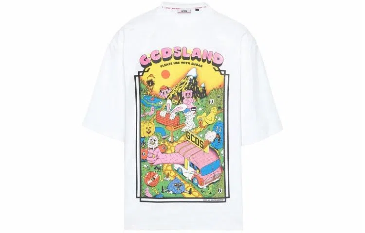 GCDS FW21 White T-Shirt