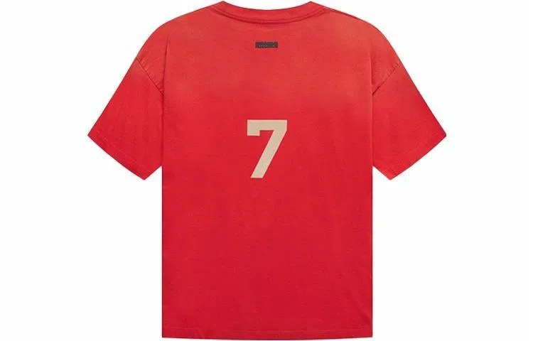 Fear of God 7 Tee Vintage Red