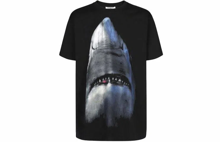 Givenchy Shark Print T-Shirt Black