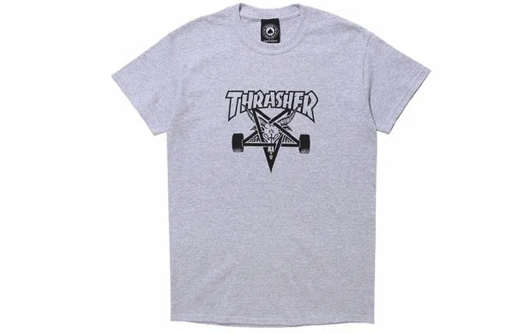 Thrasher Racing T-Shirt Grey
