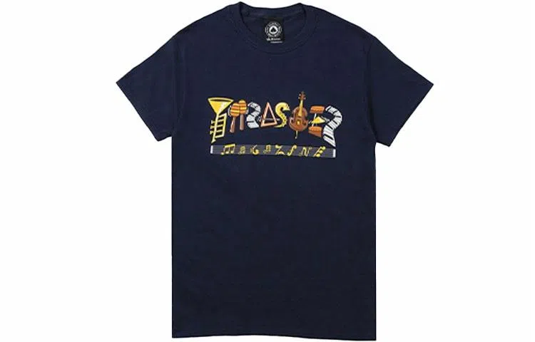 Thrasher Logo T-Shirt Blue
