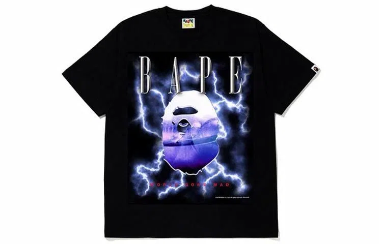 A BATHING APE BAPE LIGHTNING TEE