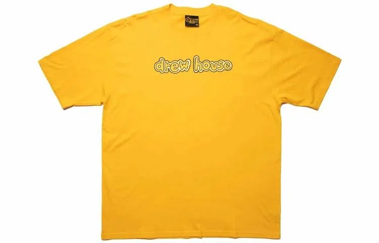 Drew House logo Ss Tee Golden Yellow LogoT
