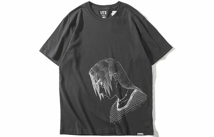UNIQLO Naruto Itachi T-Shirt Dark Gray