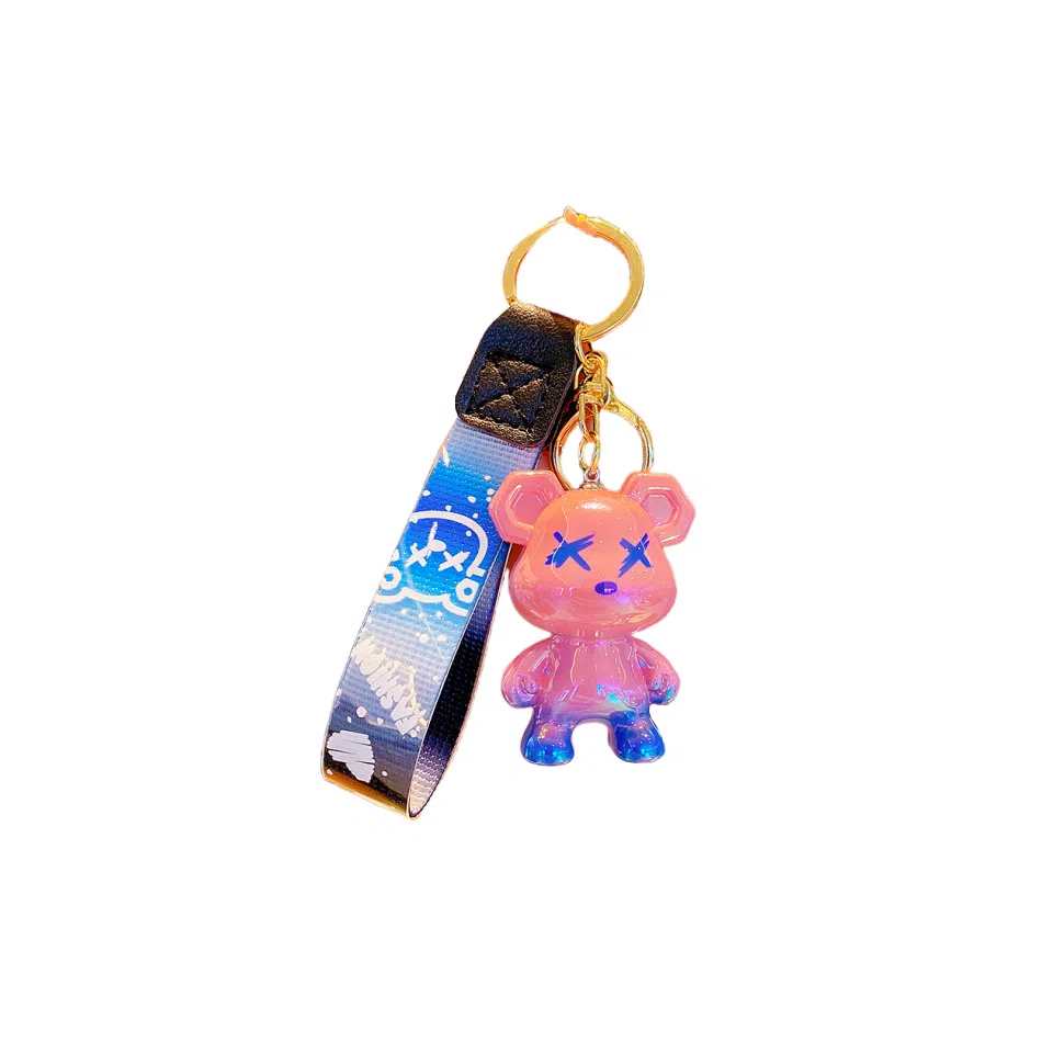 咕轹 卡通变色龙包包公仔创意 谷圈挂件