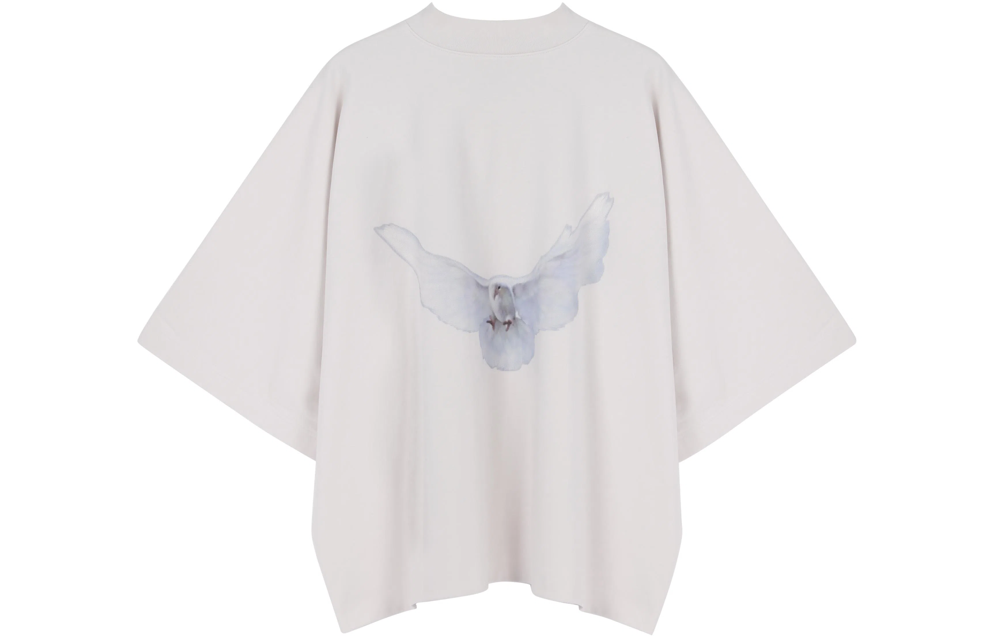 YEEZY x Gap x Balenciaga Letter Print T-Shirt White