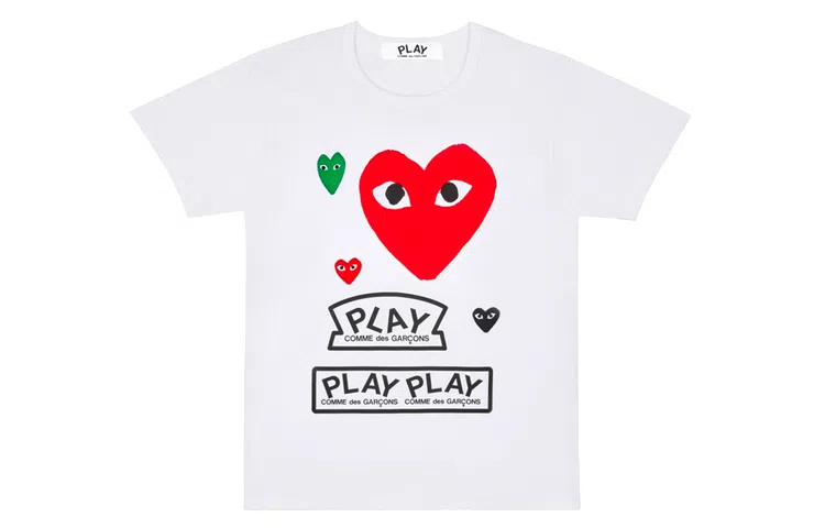 CDG Play T-Shirt White