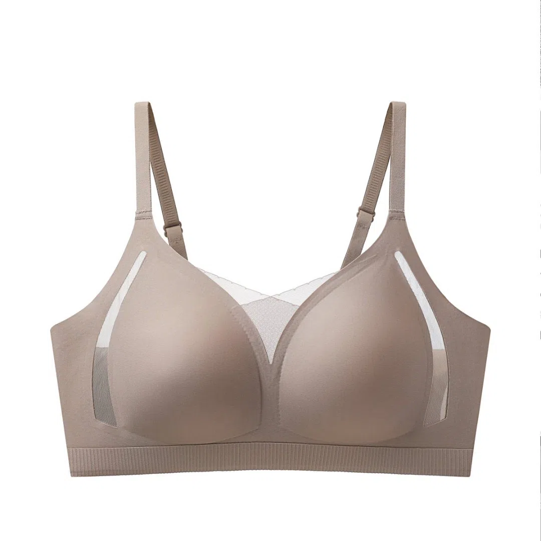 欧迪芬 无痕无钢圈小胸聚拢收副乳防下垂运动文胸 女款