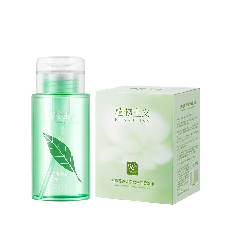 植物主义 温和卸妆水+卸妆湿巾 清洁