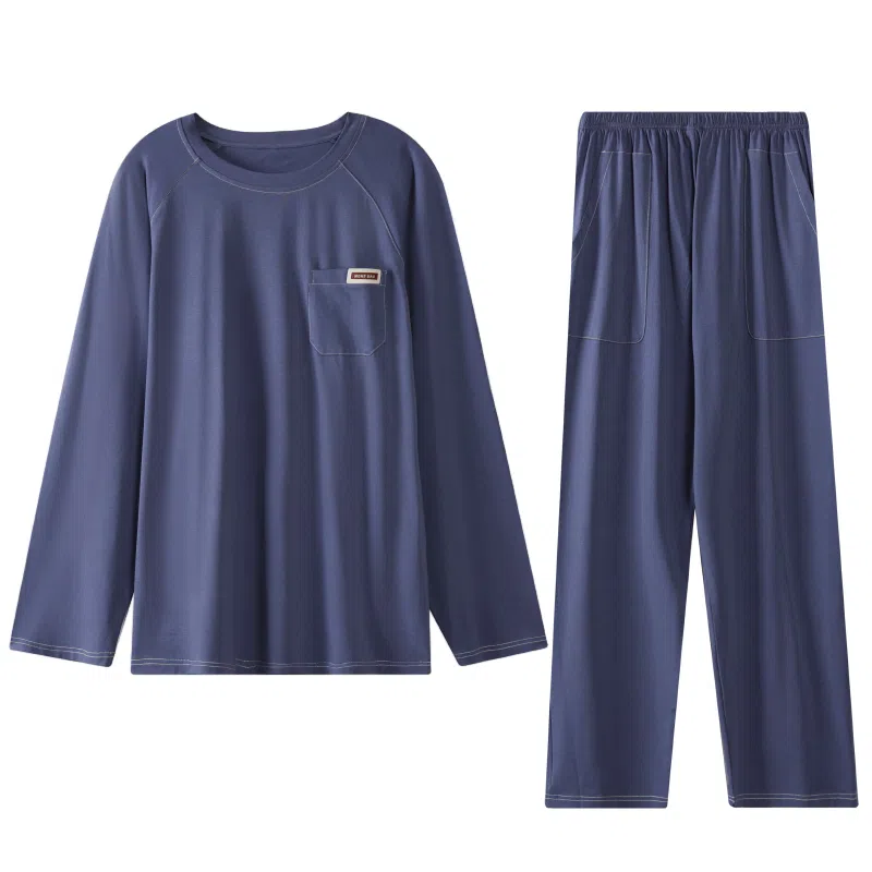 Huggy Kissy Breathable Soft Lounge Set Indigo