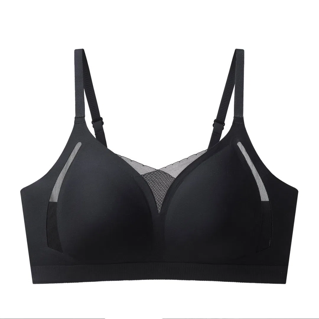 欧迪芬 无痕无钢圈小胸聚拢收副乳防下垂运动文胸 女款