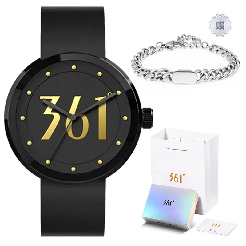 361° Quartz Watch Black Dial