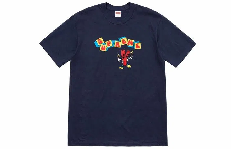 Supreme SS19 Dynamite Tee Navy