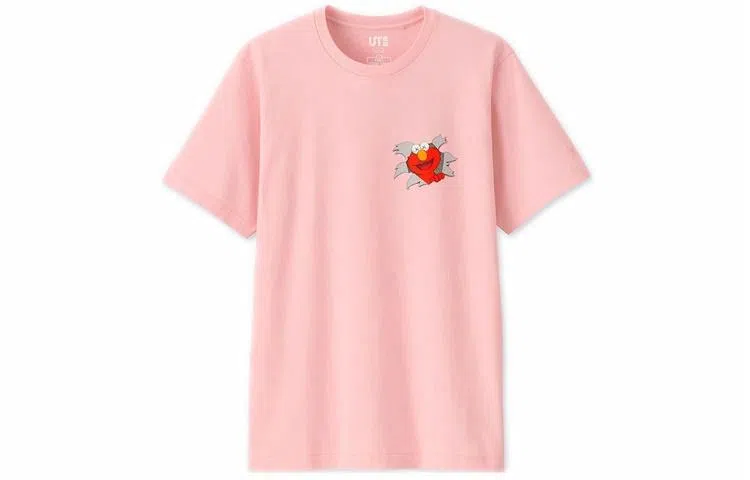 UNIQLO x KAWS x Sesame Street T-Shirt Pink