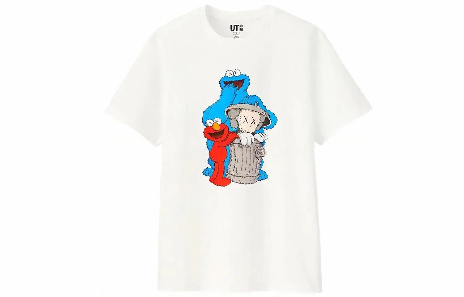 UNIQLO x SESAME STREET x KAWS T-Shirt White