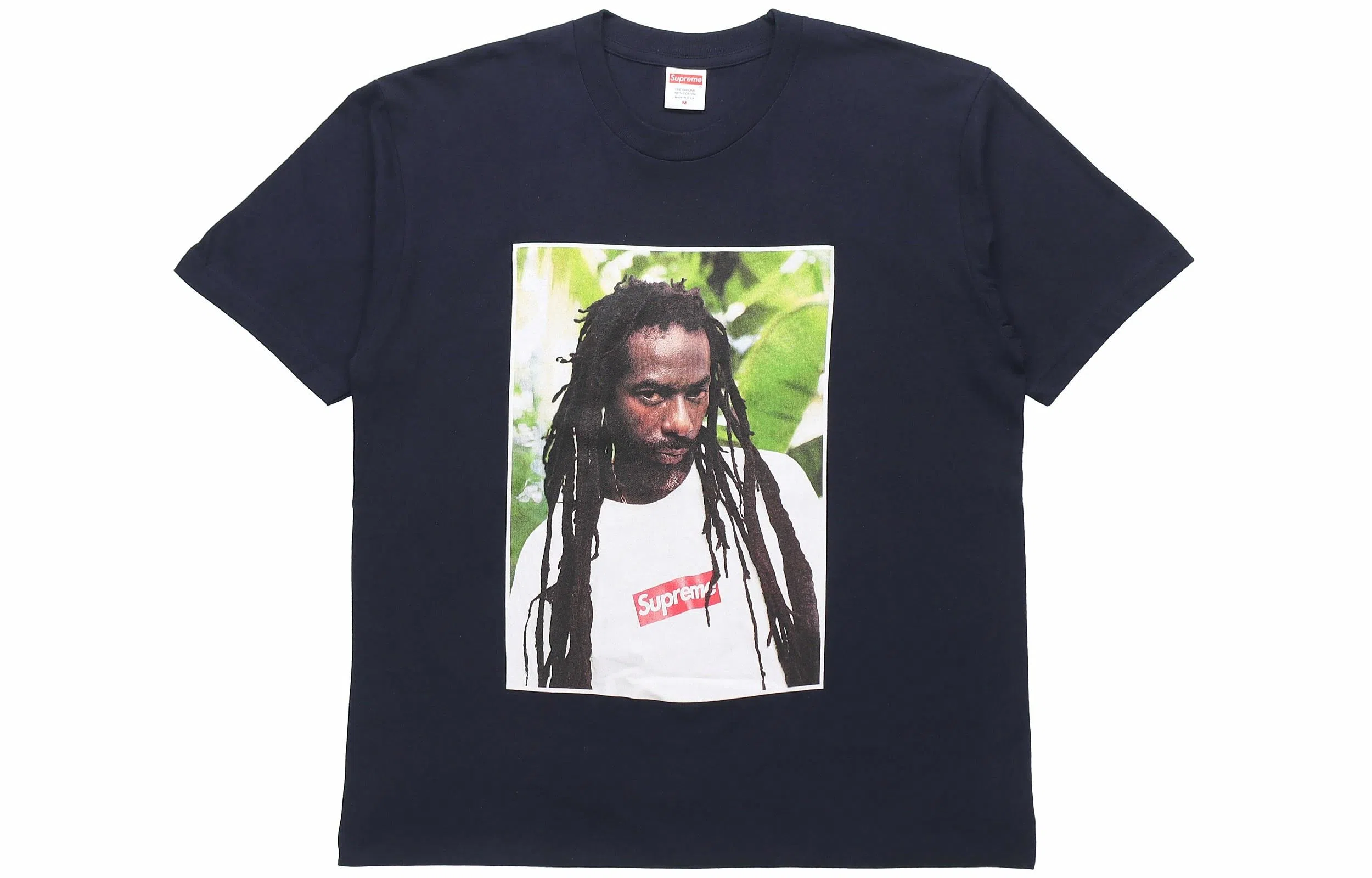 Supreme SS19 Buju Banton Tee Navy