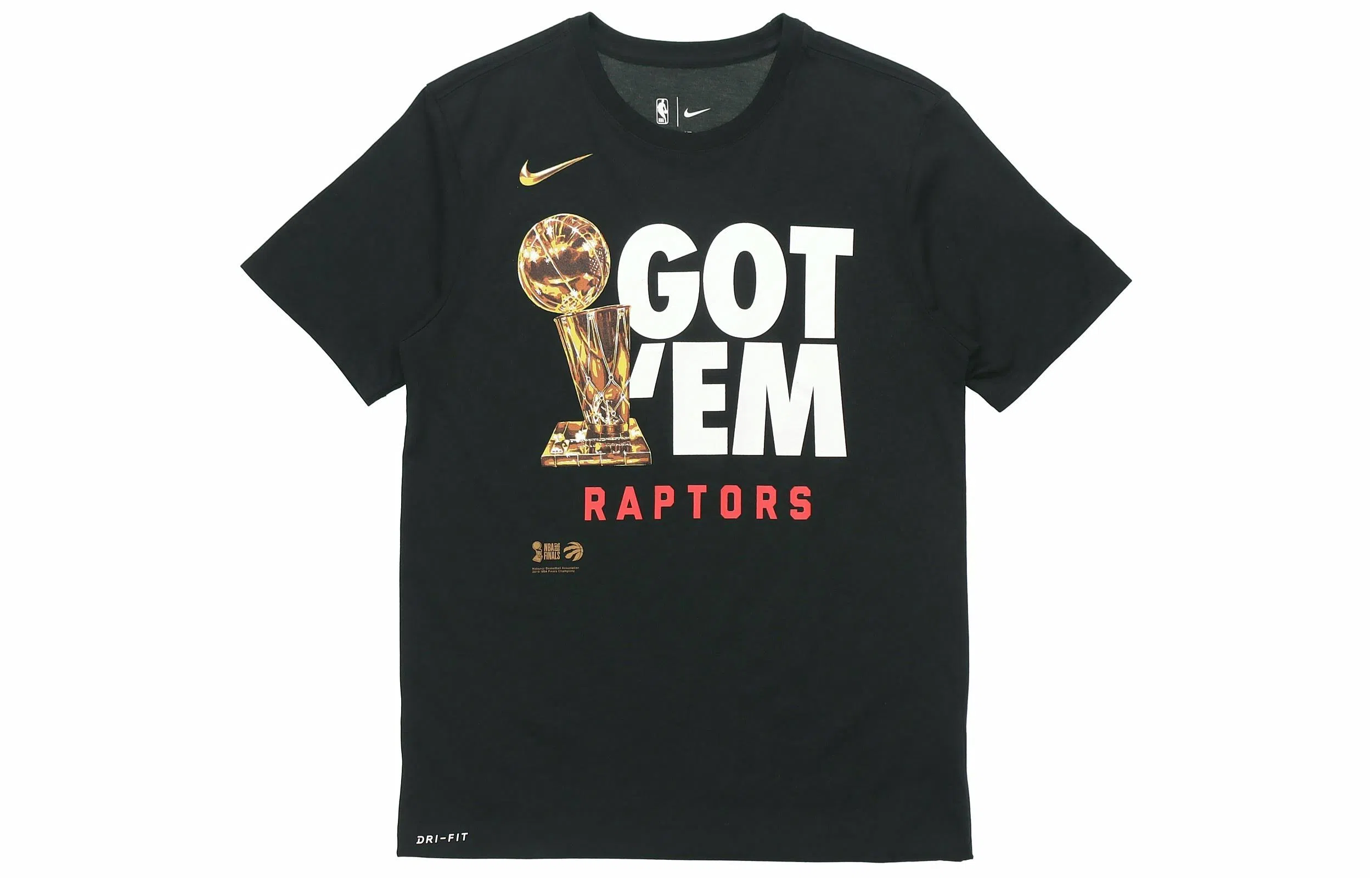 Nike Toronto Raptors Championship T-Shirt Black