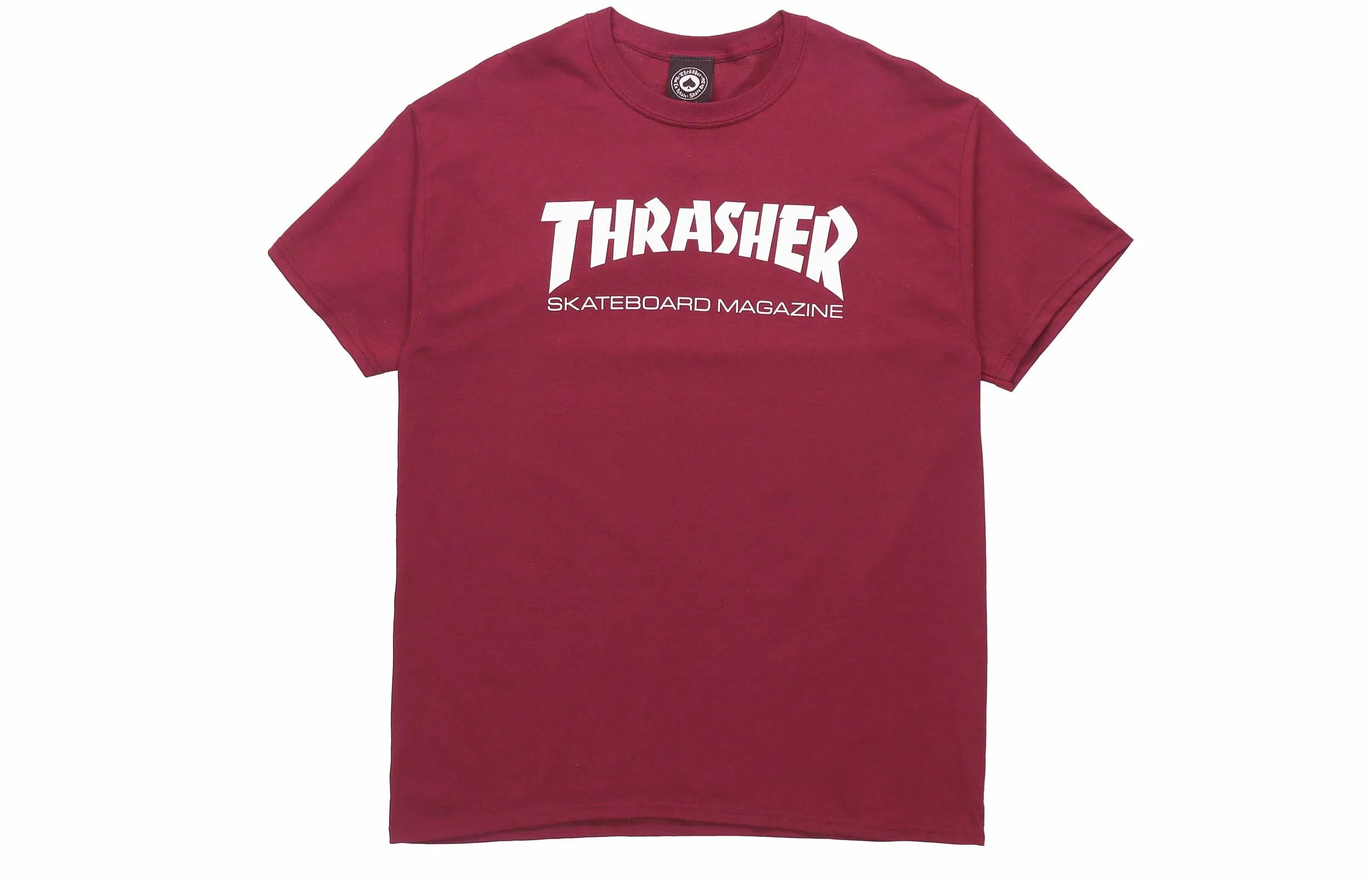 Thrasher Classic Logo Tee Burgundy