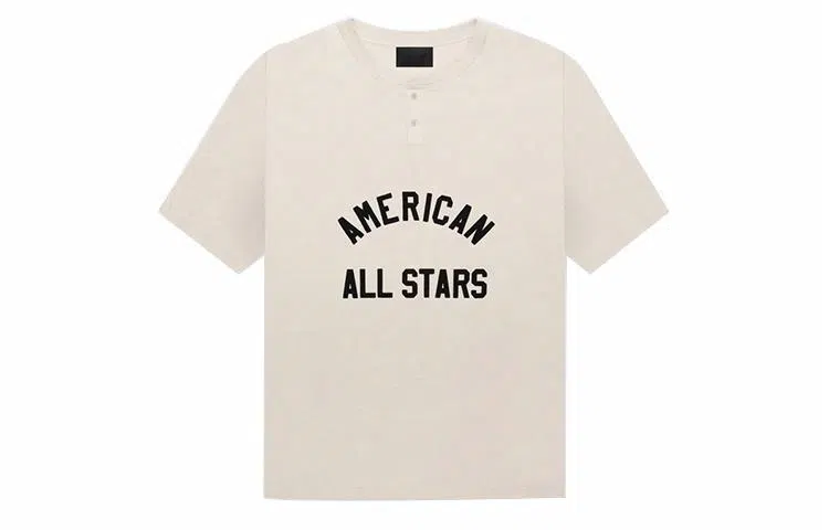 Fear of God the-seventh-collection All Star Henley Tee Cream Heather T