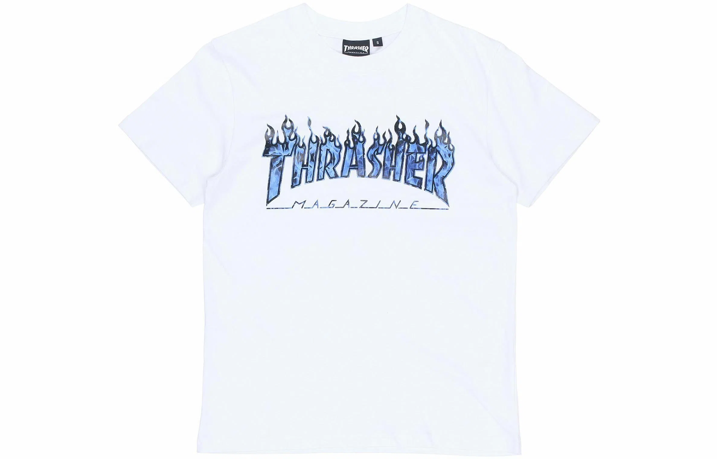 Thrasher Ghost Flame Tee White