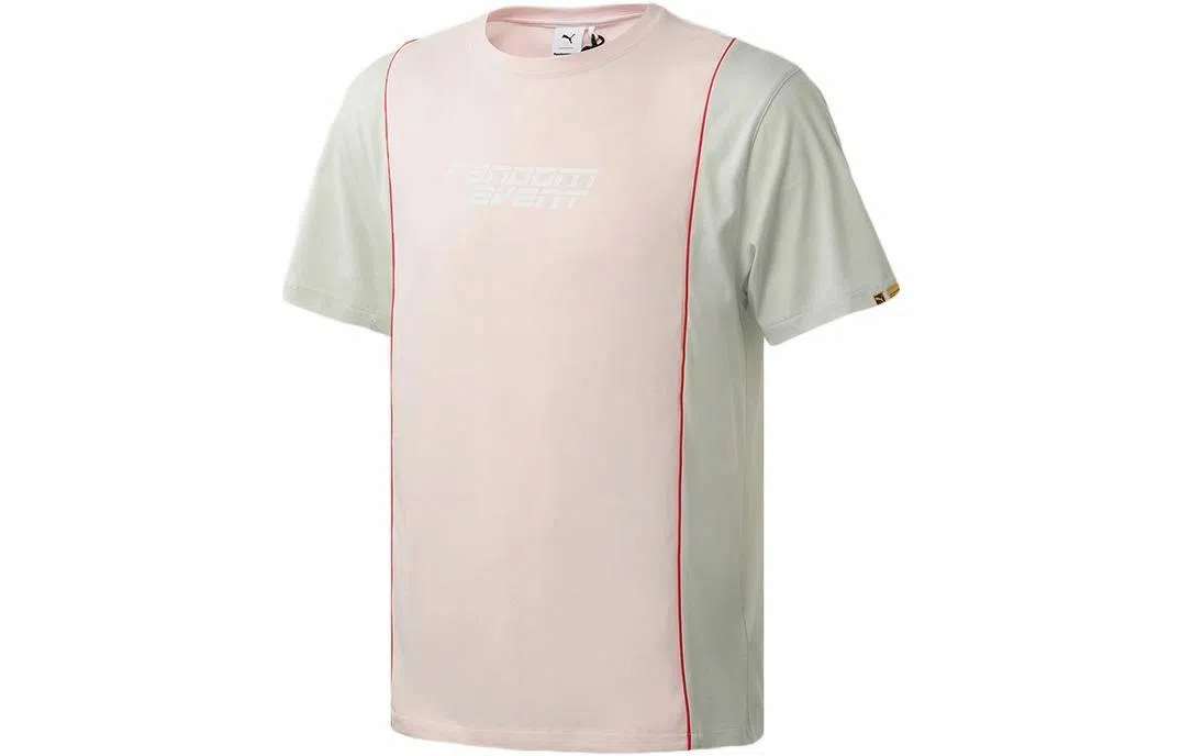 Puma Colorblock Tee Pink